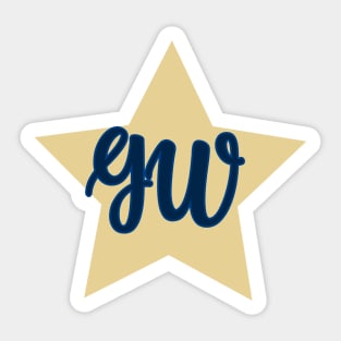 gwash star Sticker